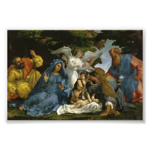 Holy Family with John the Baptist Photo Print