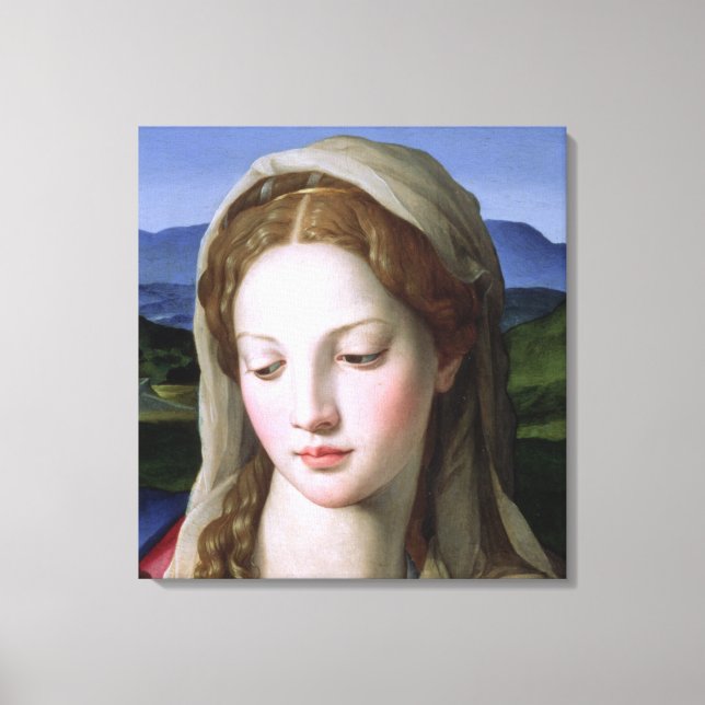 Holy Family with St. Anne and the infant St. John Canvas Print (Front)