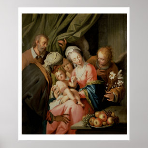 Holy Family with St. Anne Poster