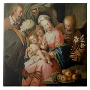 Holy Family with St. Anne Tile