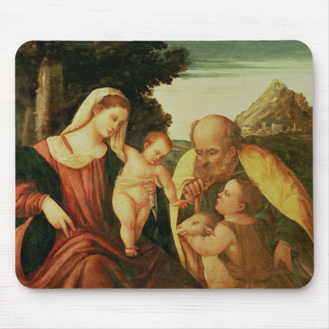 Holy Family with St. John Mouse Pad (Front)