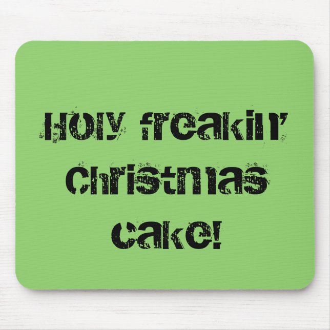 Holy freakin' Christmas cake Orphan Black quote Mouse Pad (Front)
