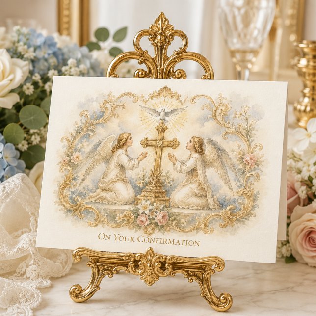 Holy Ghost & Angels Confirmation Card (Creator Uploaded)