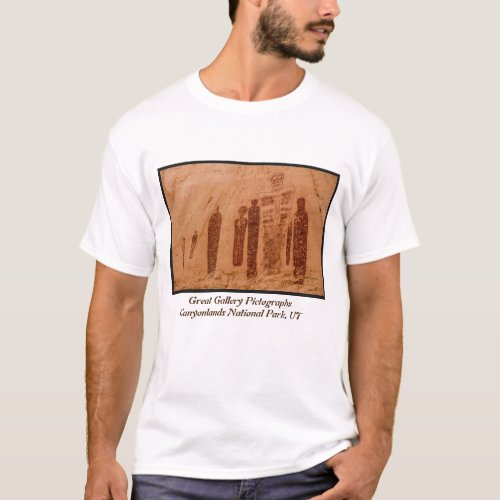 Holy Ghost Pictograph of Horseshoe Canyon T_Shirt