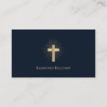 Holy Gold Cross Business Card