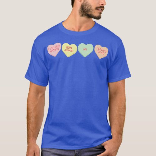 Holy Grail Candy Hearts T_Shirt