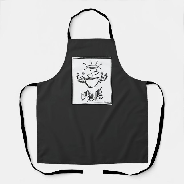 HOLY GROUNDS COFFEE APRON (Front)