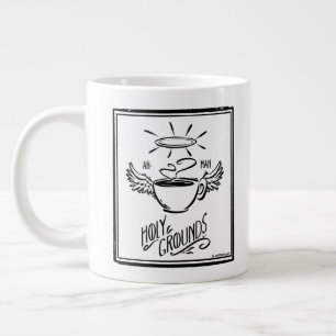 HOLY GROUNDS COFFEE GIANT COFFEE MUG