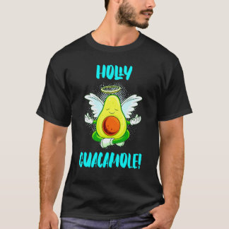 Holy Guacamole Angel Religion Vegan  Avocado T-Shirt