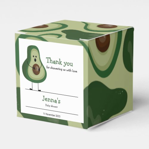 Holy Guacamole avocado baby shower Favor Boxes