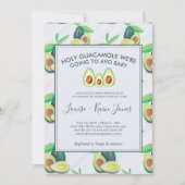 Holy Guacamole | Avocado Baby Shower Invitation (Front)