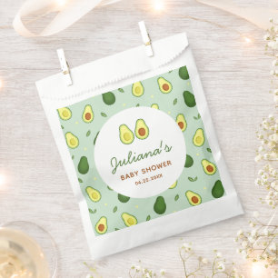 Holy Guacamole Avocado Green Baby Shower Favor Bag