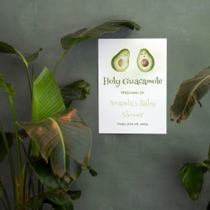 Holy Guacamole Avocado Parents Fiesta Baby Shower Banner