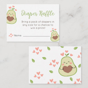 Holy Guacamole Baby Shower Happy Avocado  Enclosure Card