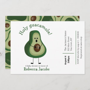 Holy guacamole! Baby Shower Invitation