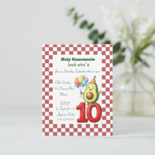 Holy Guacamole Birthday Party Digital Download Invitation