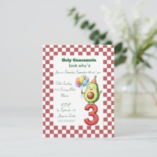 Holy Guacamole Birthday Party Digital Download Invitation