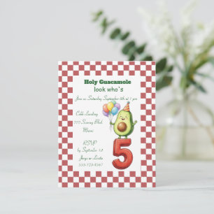 Holy Guacamole Birthday Party Digital Download Invitation