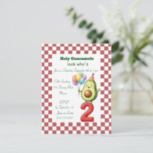 Holy Guacamole Birthday Party Digital Download Invitation