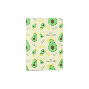 Holy Guacamole cute avocado Passport Holder