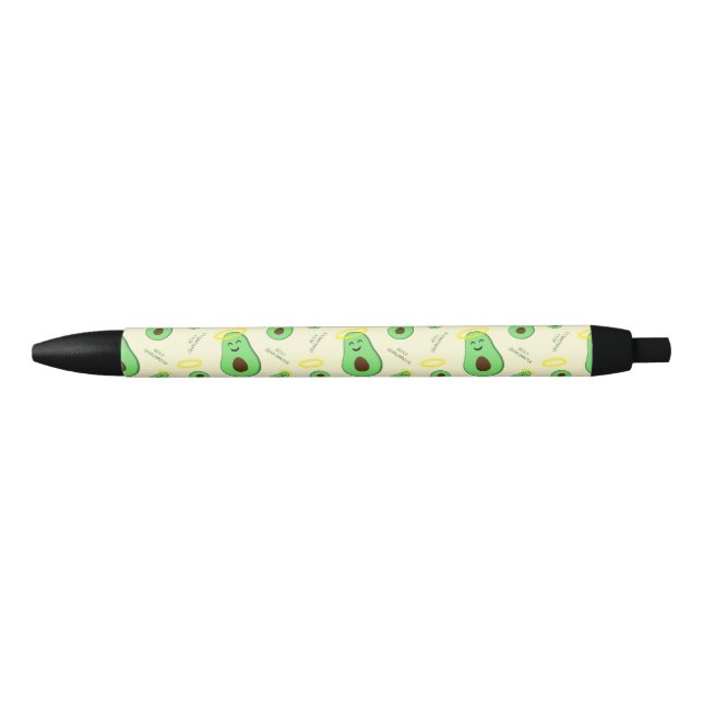 Holy Guacamole cute avocado Pen (Front)