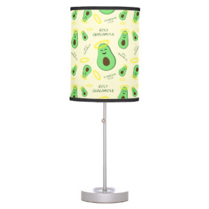 Holy Guacamole cute avocado Table Lamp