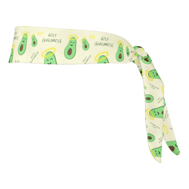 Holy Guacamole cute avocado Tie Headband (Rotate 90)
