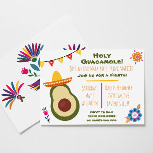 Holy Guacamole Fiesta Invitation