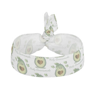 Holy Guacamole Funny Avocado Elastic Hair Tie