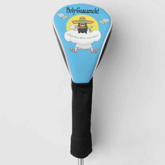 Holy Guacamole Golf Head Cover (Front)