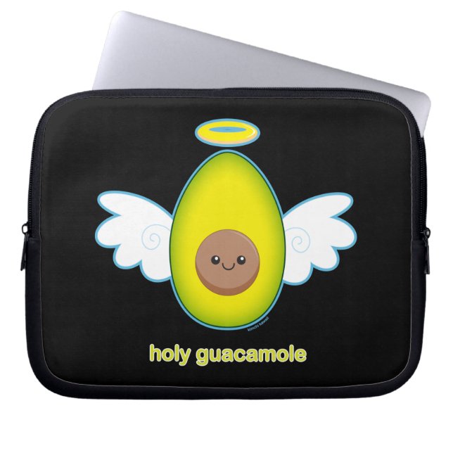 Holy Guacamole Laptop Sleeve (Front)