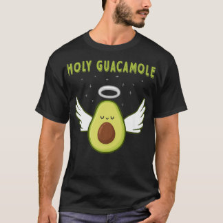 Holy Guacamole Lover World Vegan Vegetarian Avocad T-Shirt