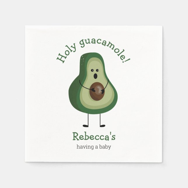 Holy Guacamole! Napkins (Front)