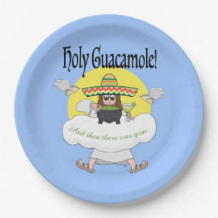 Holy Guacamole Paper Plates
