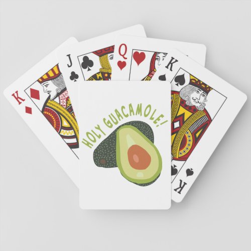 Holy Guacamole Playing Cards