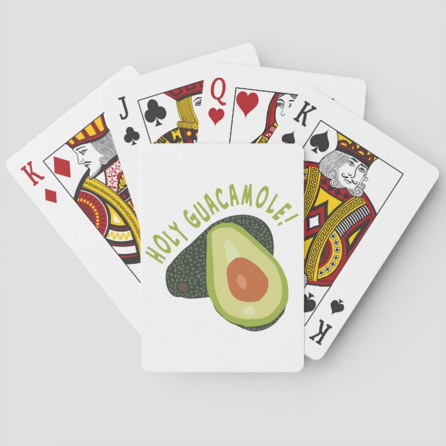 Holy Guacamole Poker Cards (Back)