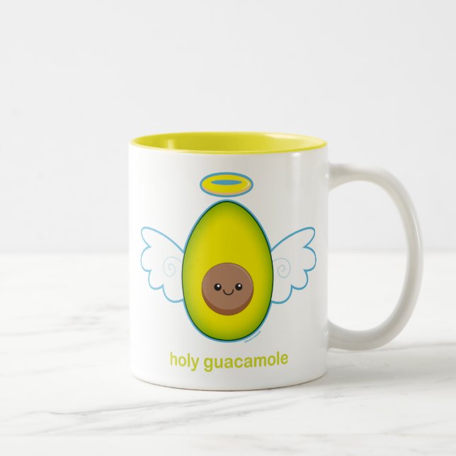 Holy Guacamole! Two-Tone Coffee Mug (Right)