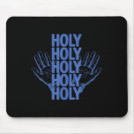 Holy Holy Holy Worship Design Christian Praise Bib Mouse Pad