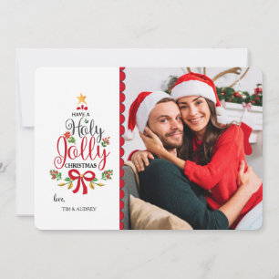 Holy Jolly Christmas Photo Card