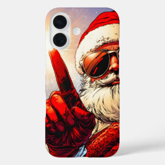 Holy Jolly Santa Divine Glow iPhone 16 Case