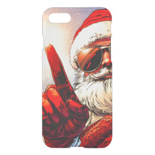 Holy Jolly Santa Divine Glow iPhone SE/8/7 Case