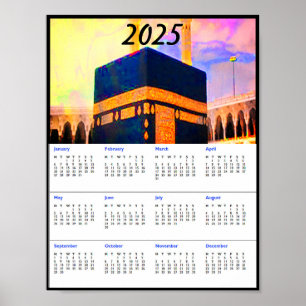 Holy Kaaba 2025 Calendar keepsake Poster