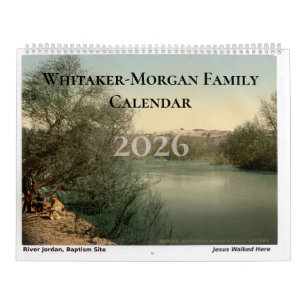 Holy Land Bible Scenes Christian Church Family Calendar