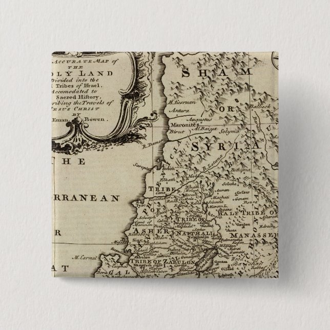Holy Land Button (Front)