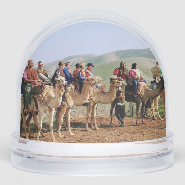 Holy Land Snow Globe: Faith-Inspired Keepsake Snow Globe (Front)