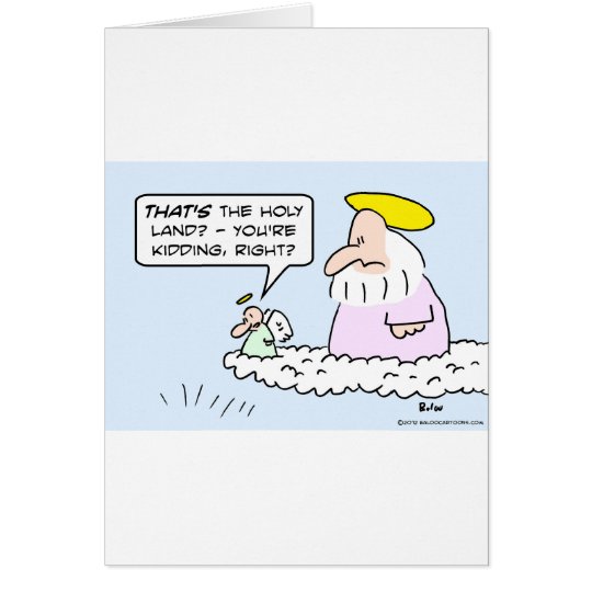 holy land war angel surprised card