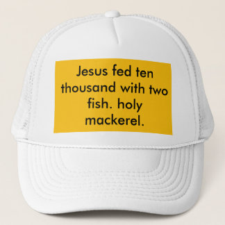 holy mackerel  trucker hat