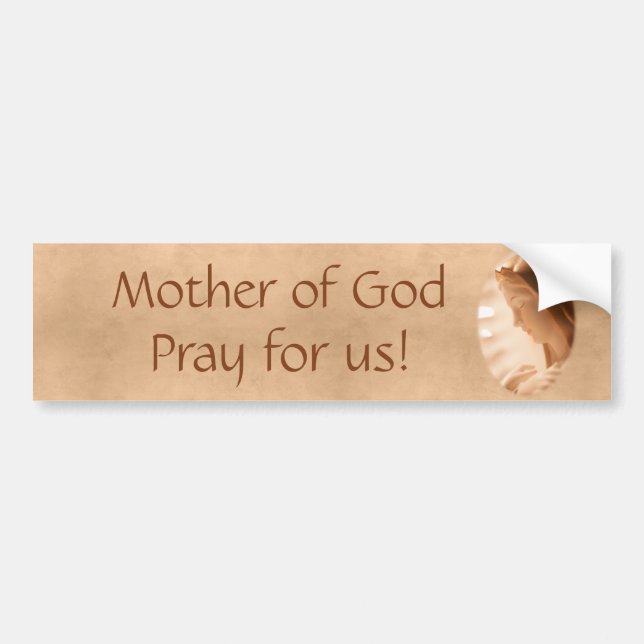 Holy Mary Bumper Sticker (Front)