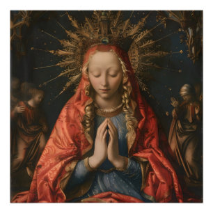 Holy Mary Renaissance Art Photo Print