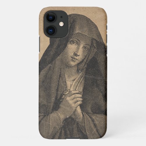 Holy Mary vintage iPhone 11 Case
